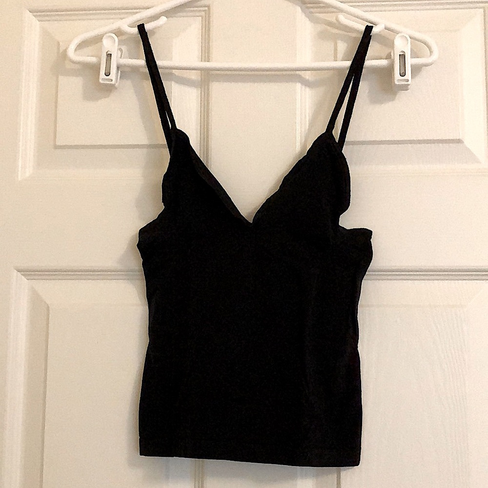 🖤 Vintage Calvin Klein Black Spandex Tank (REQUIRES MENDING)